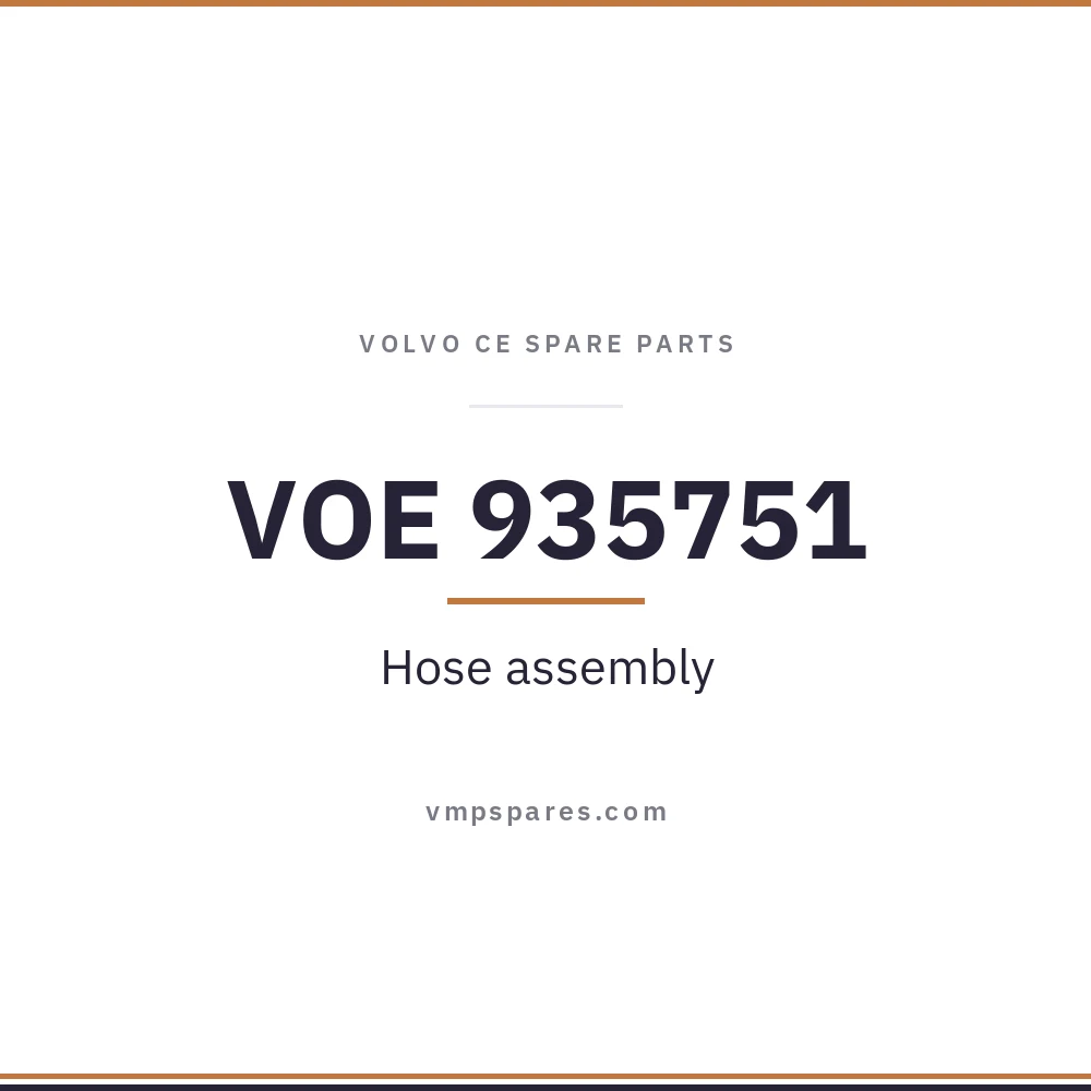 VOE 935751 – Hose assembly