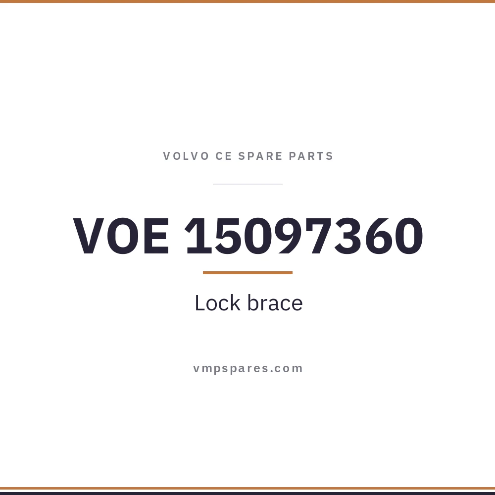VOE 15097360 – Lock brace