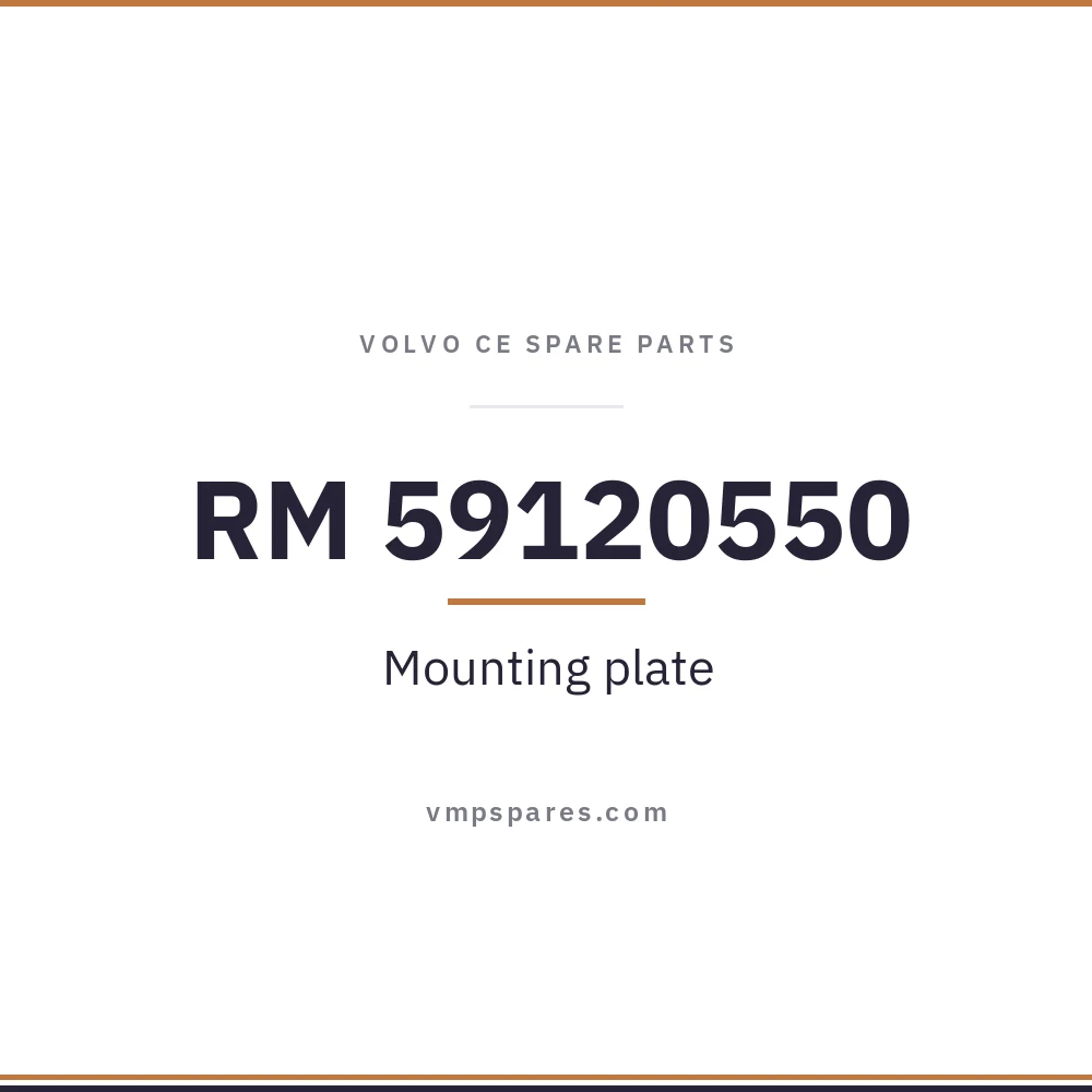 RM 59120550 – Mounting plate