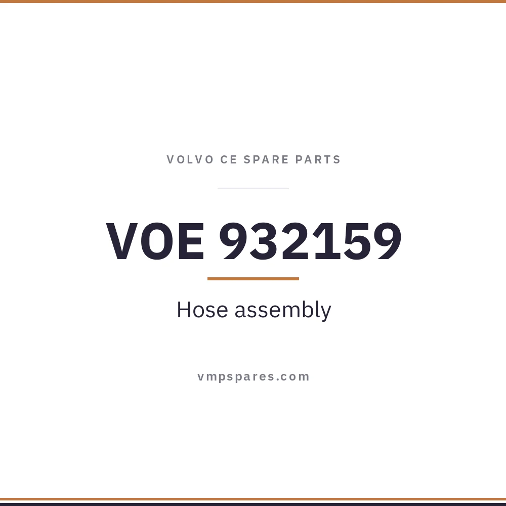 VOE 932159 – Hose assembly