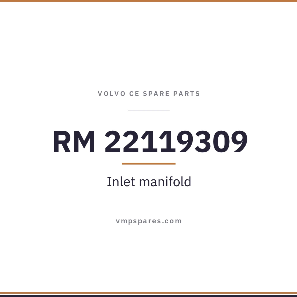 RM 22119309 – Inlet manifold