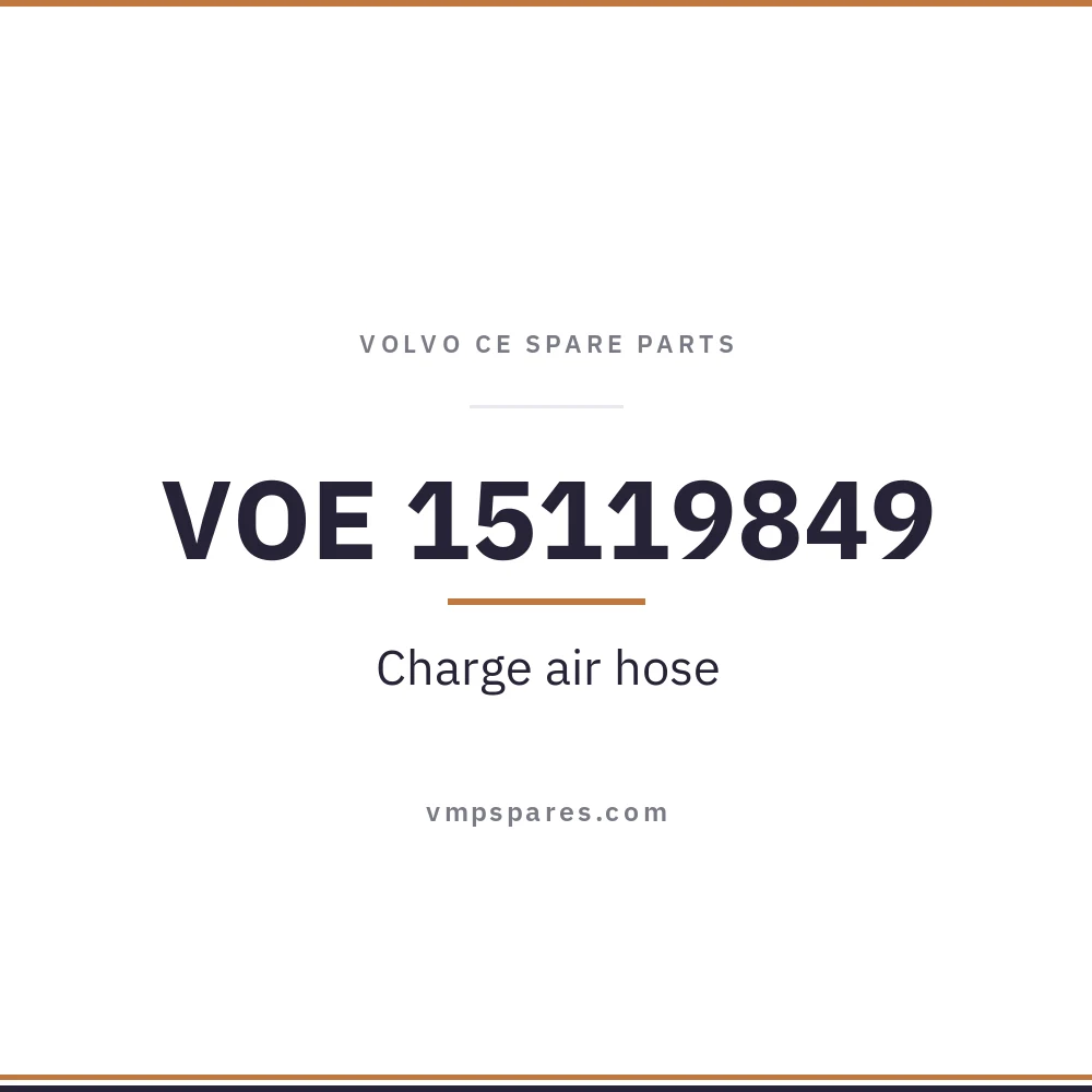 VOE 15119849 – Charge air hose