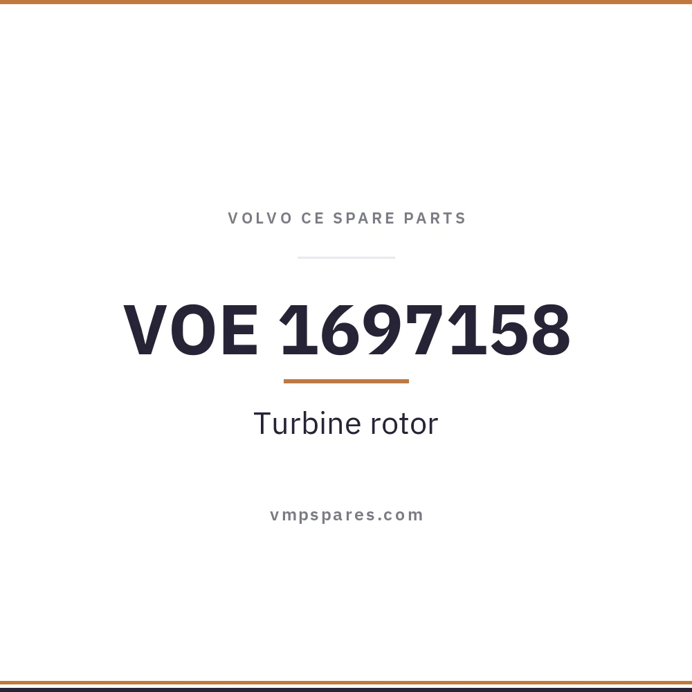 VOE 1697158 – Turbine rotor