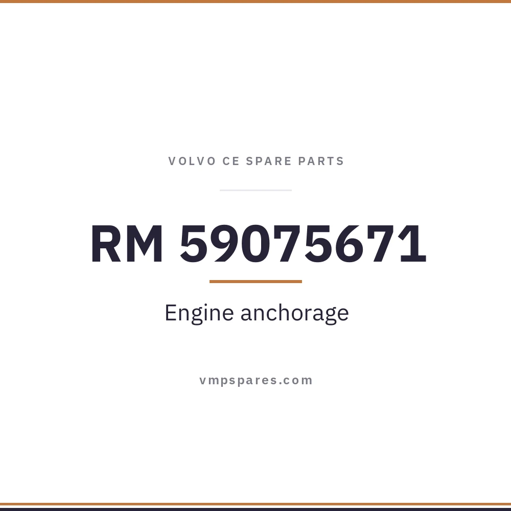 RM 59075671 – Engine anchorage