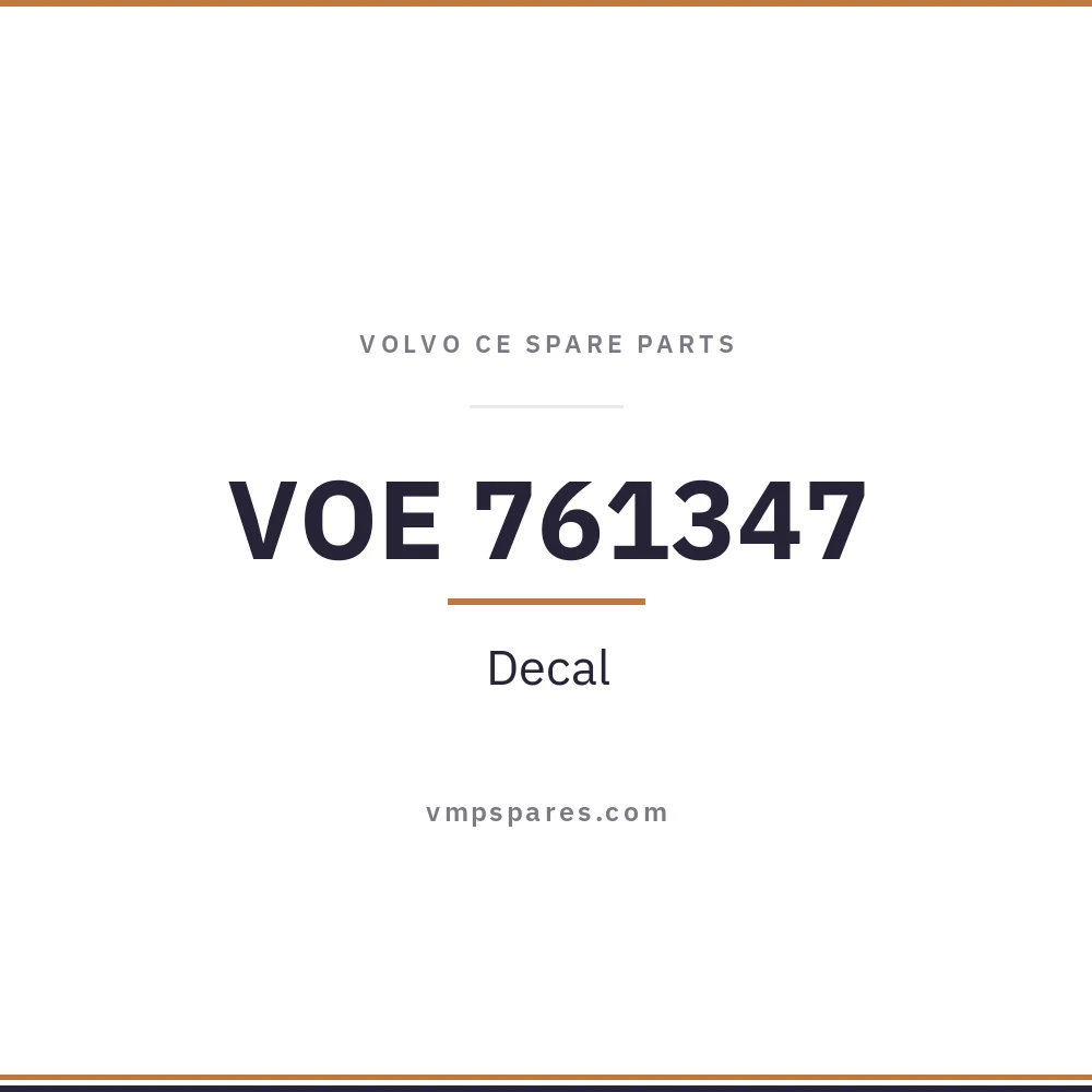 VOE 761347 – Decal