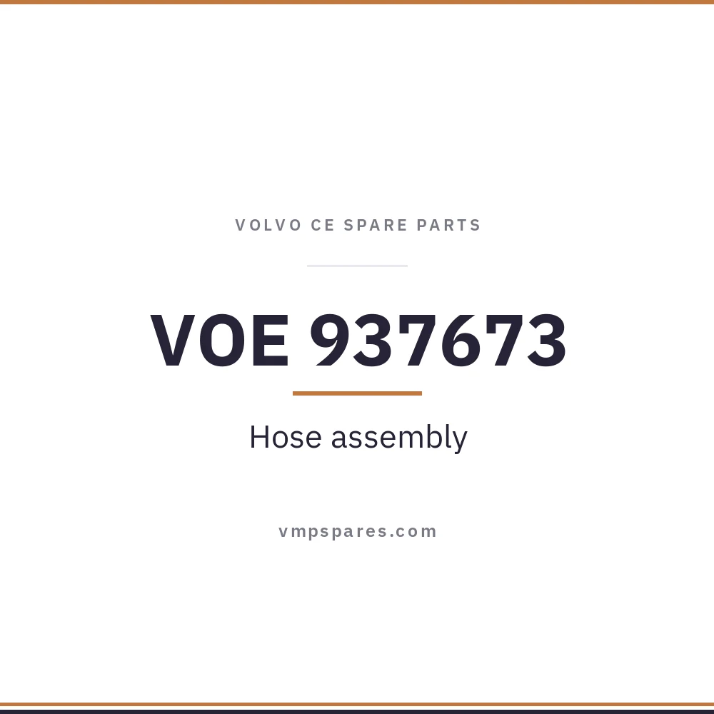 VOE 937673 – Hose assembly
