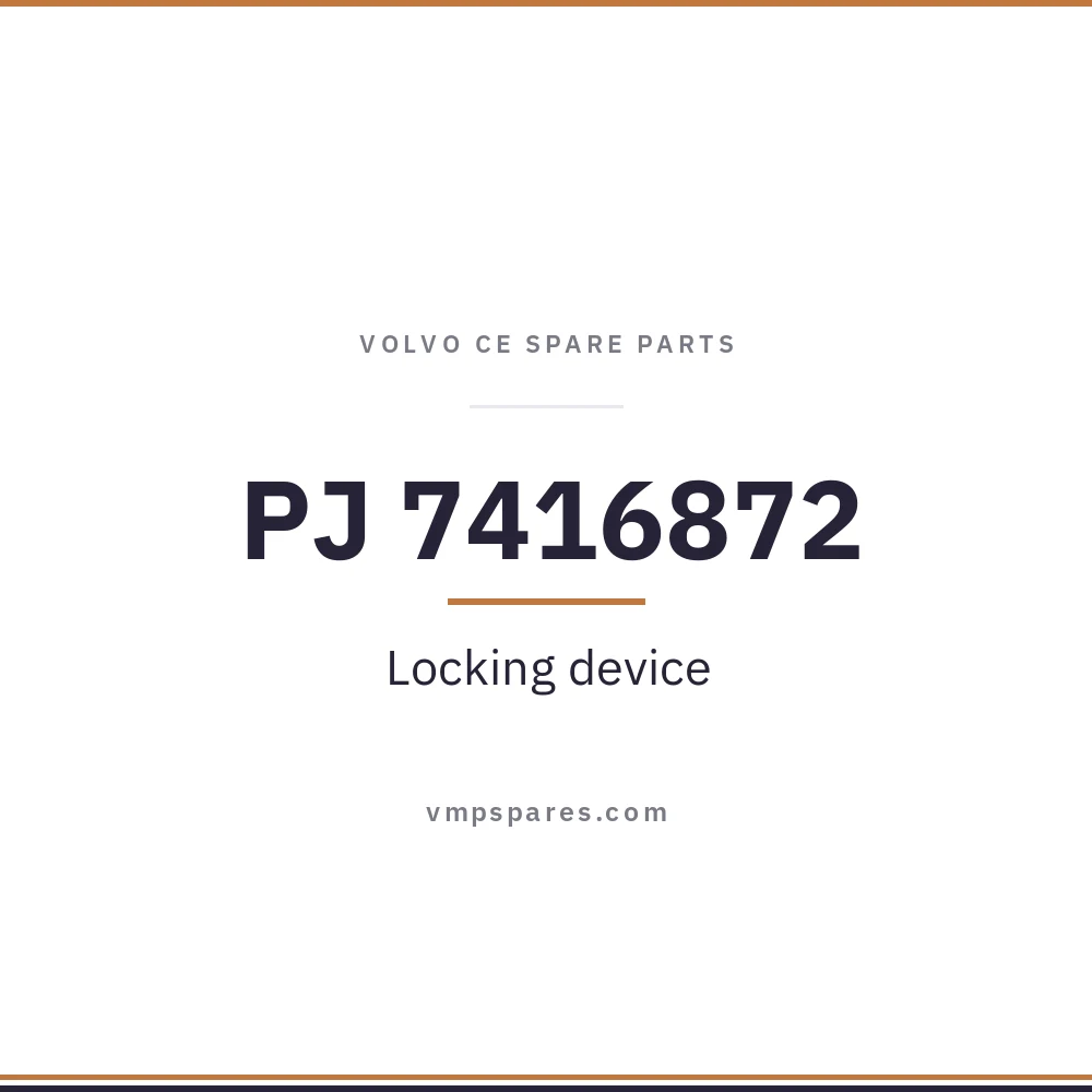 PJ 7416872 – Locking device