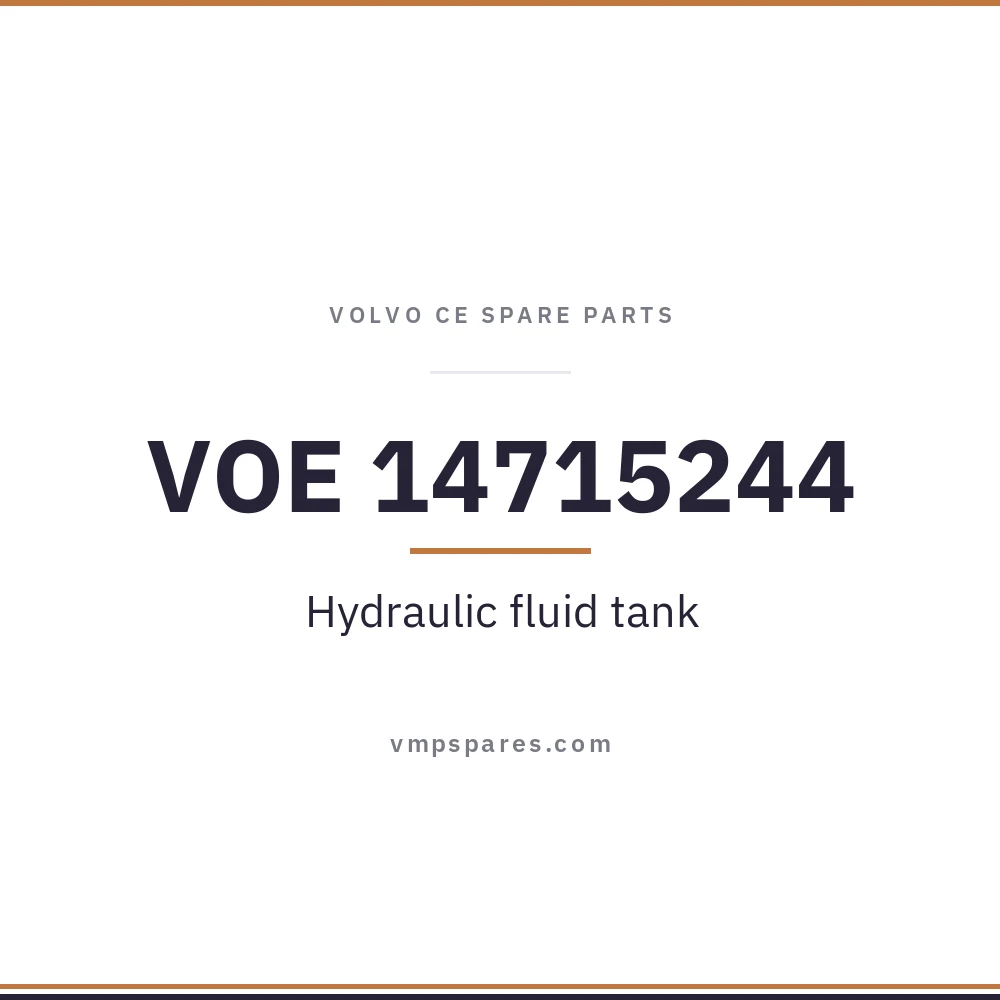 VOE 14715244 – Hydraulic fluid tank
