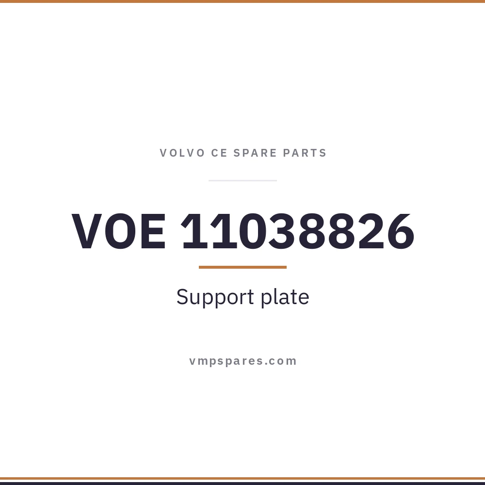 VOE 11038826 – Support plate