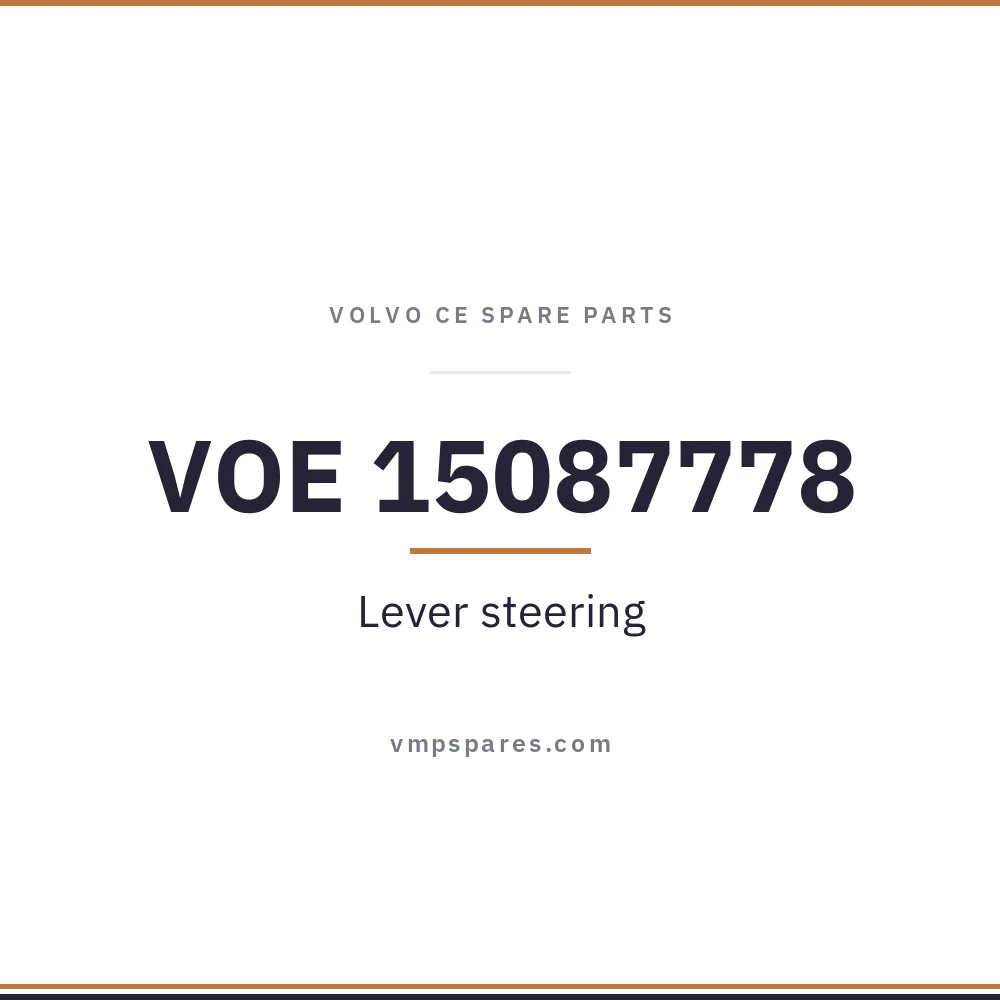 VOE 15087778 – Lever steering