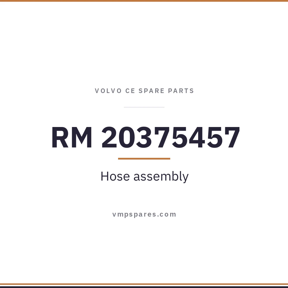 RM 20375457 – Hose assembly