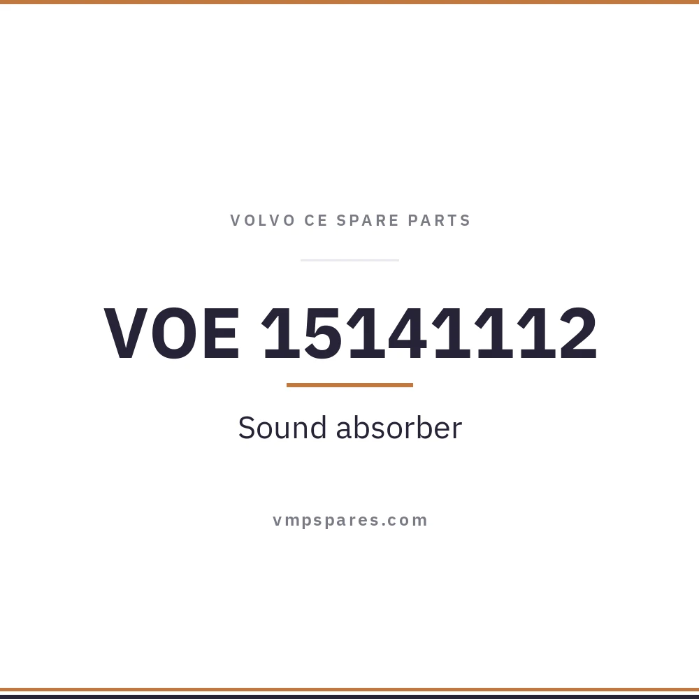VOE 15141112 – Sound absorber