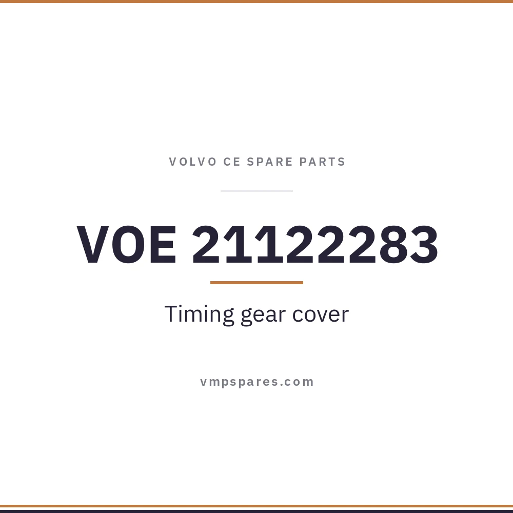 VOE 21122283 – Timing gear cover