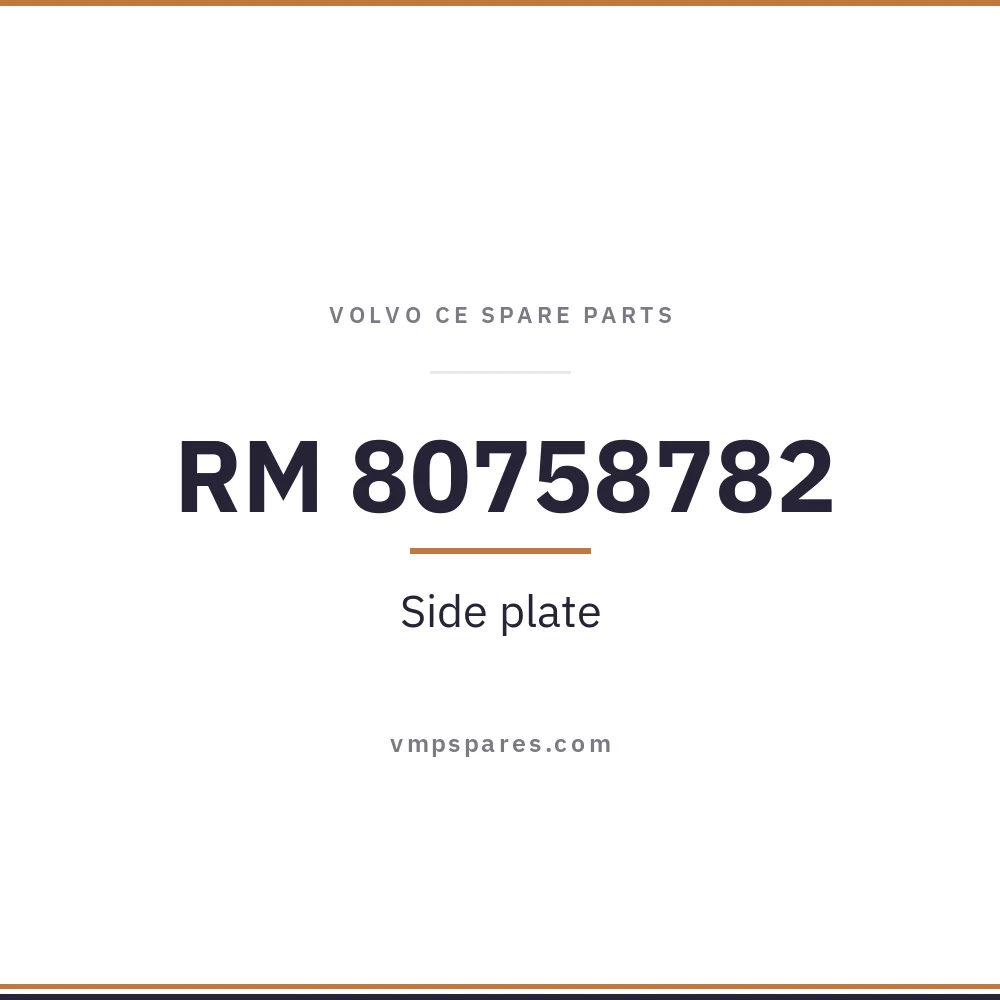 RM 80758782 – Side plate