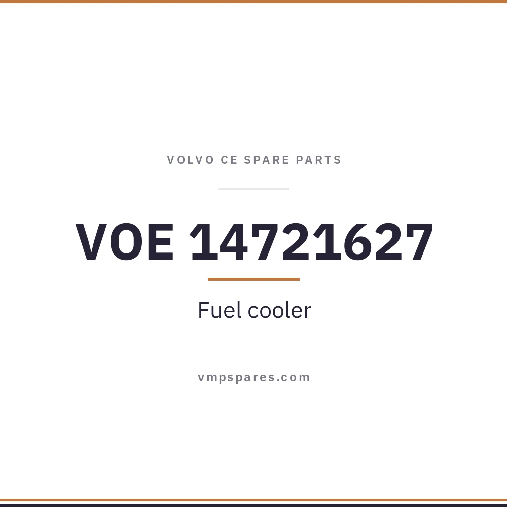 VOE 14721627 – Fuel cooler