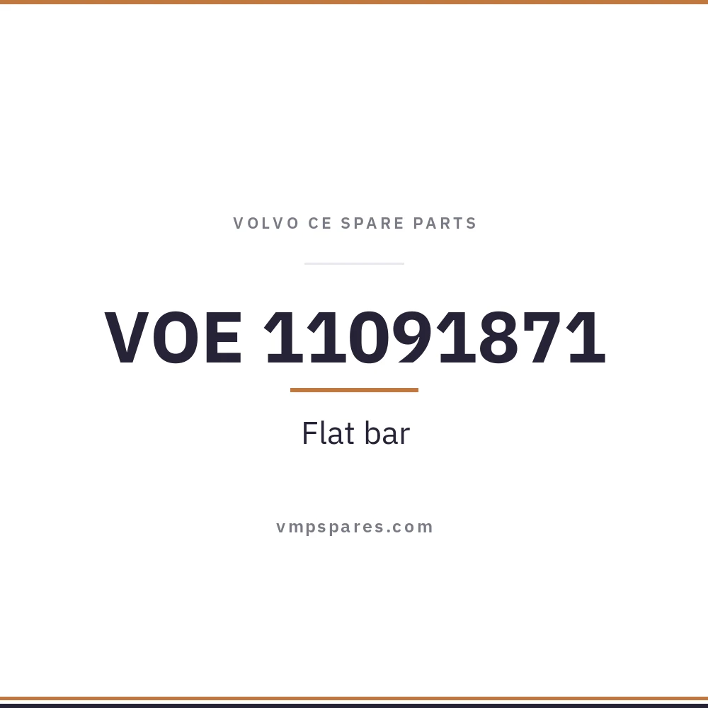 VOE 11091871 – Flat bar