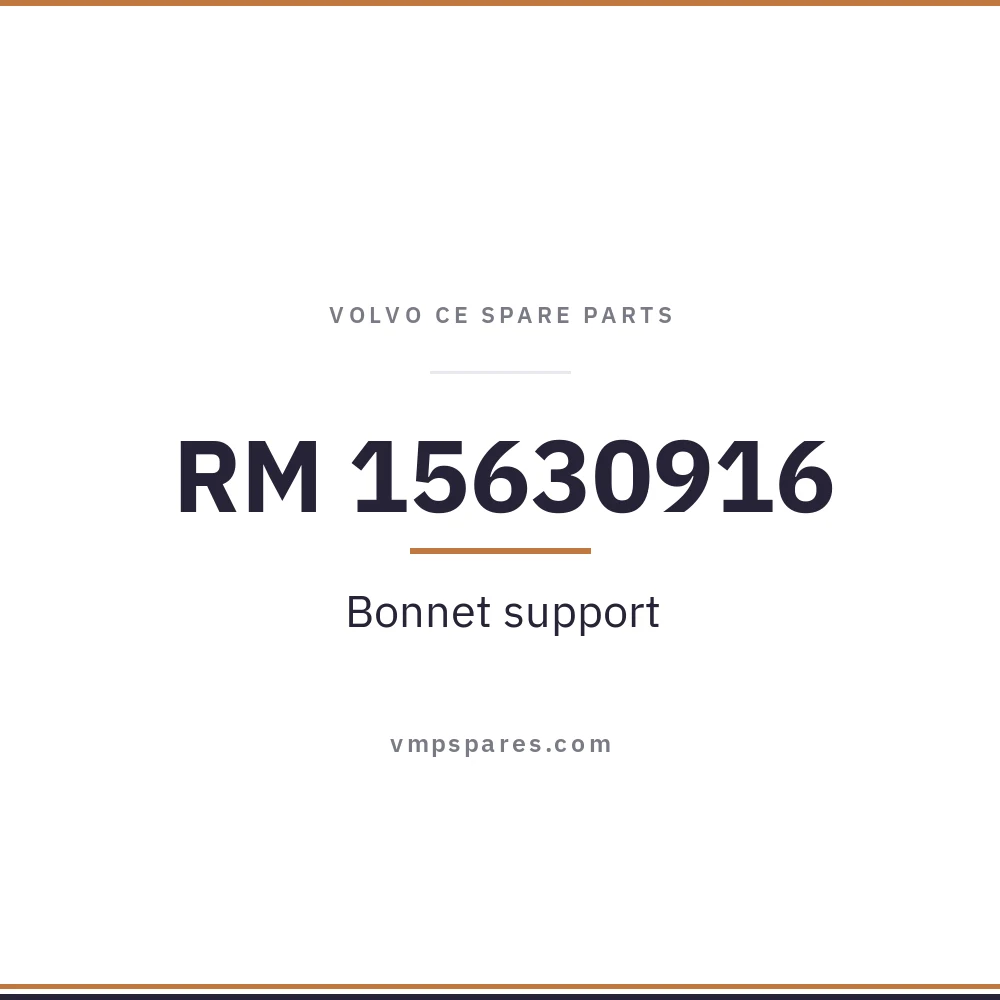 RM 15630916 – Bonnet support