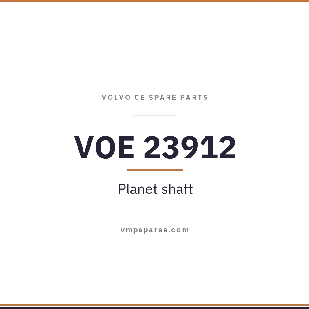 VOE 23912 – Planet shaft
