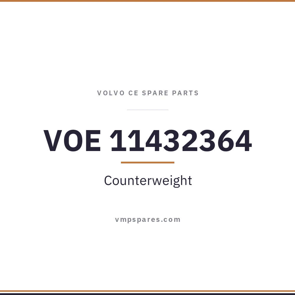 VOE 11432364 – Counterweight