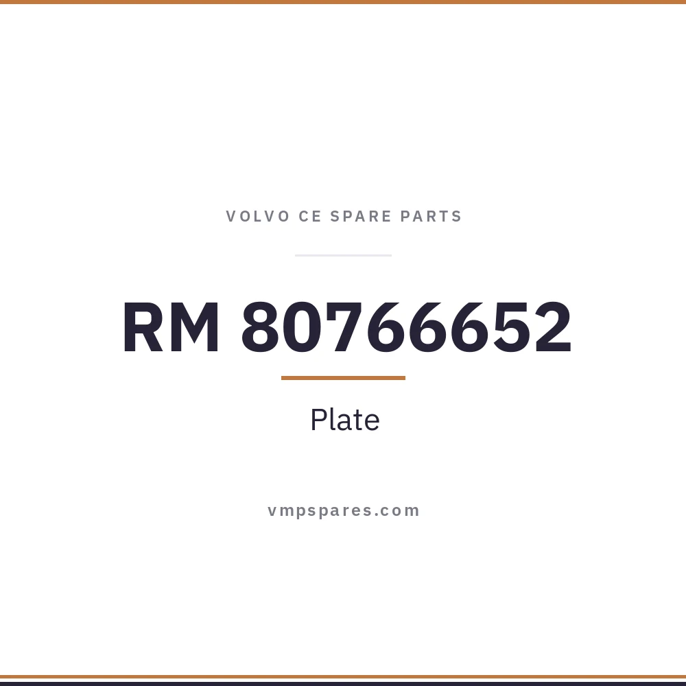 RM 80766652 – Plate