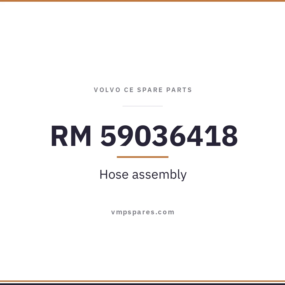 RM 59036418 – Hose assembly