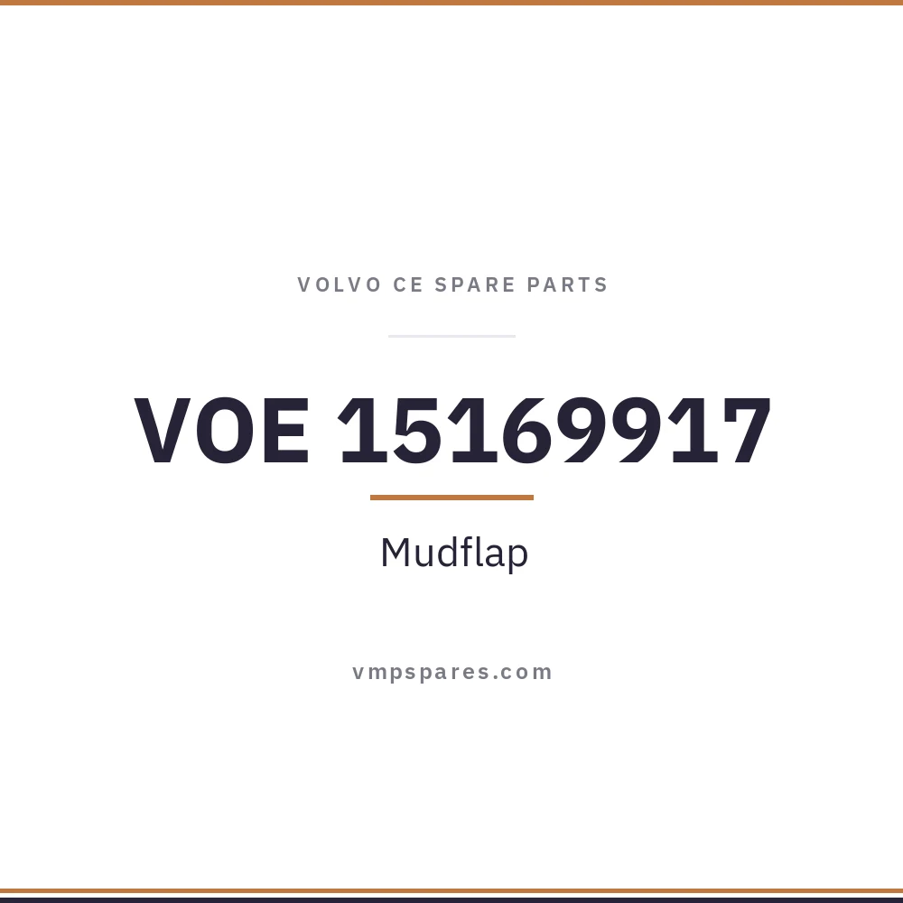 VOE 15169917 – Mudflap