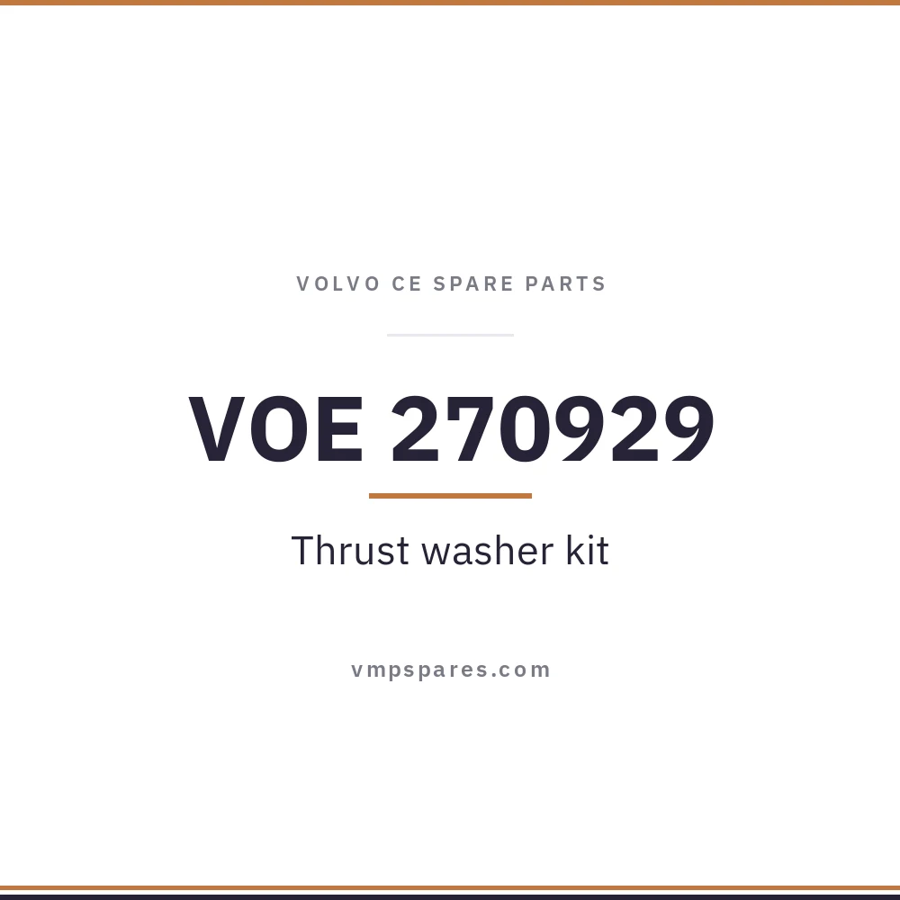 VOE 270929 – Thrust washer kit