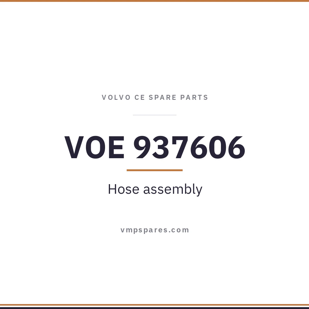 VOE 937606 – Hose assembly