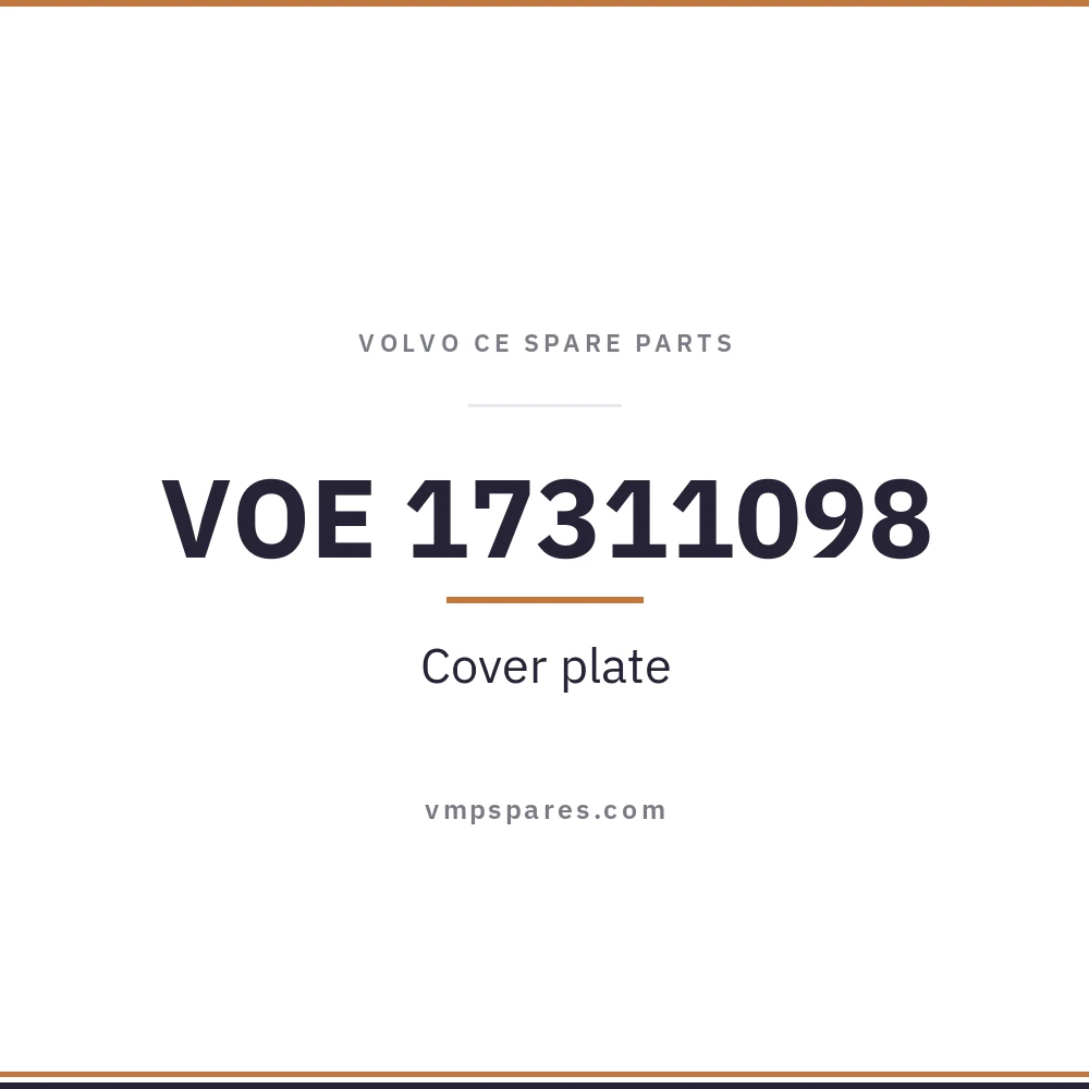 VOE 17311098 – Cover plate