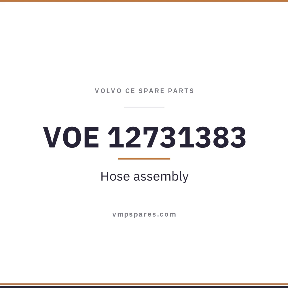 VOE 12731383 – Hose assembly