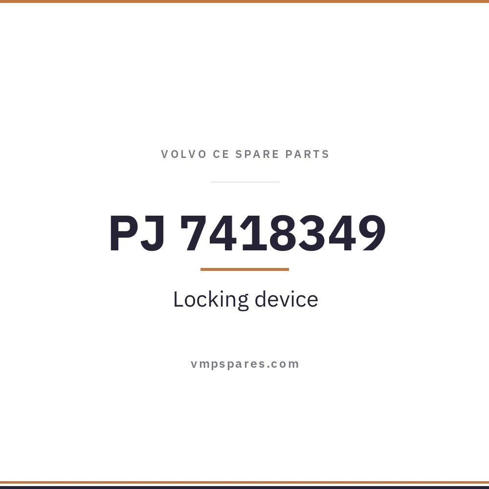 PJ 7418349 – Locking device