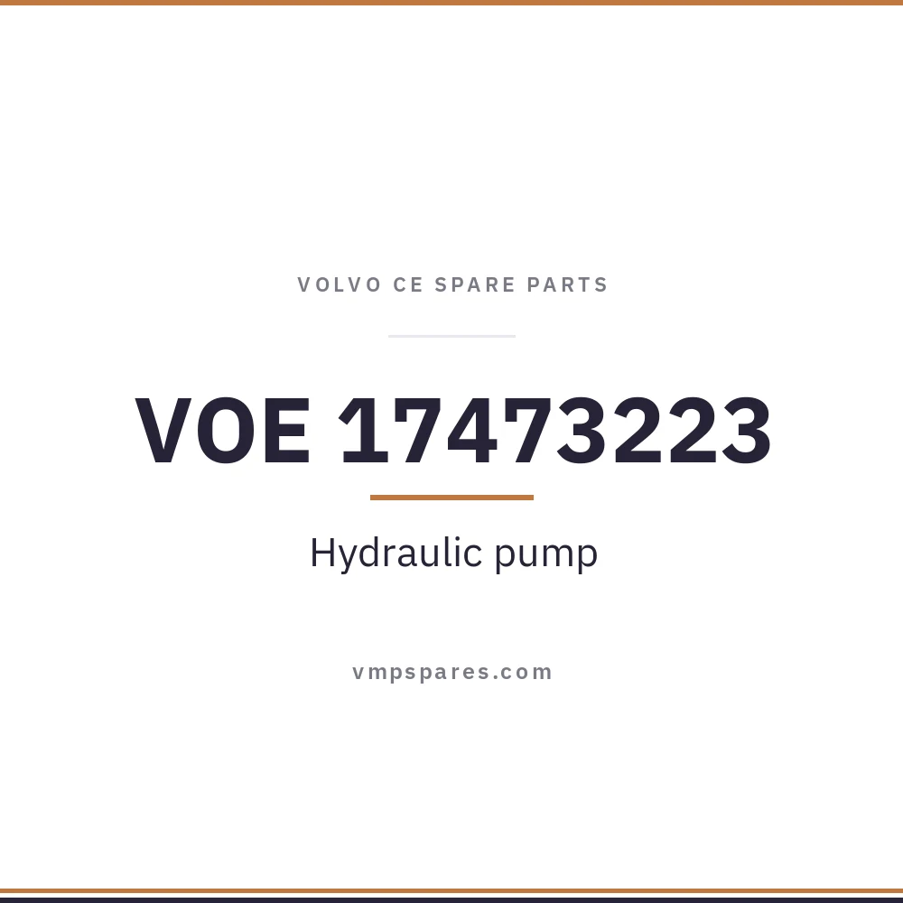 VOE 17473223 – Hydraulic pump