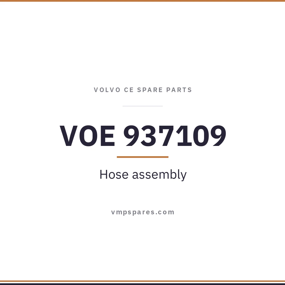 VOE 937109 – Hose assembly