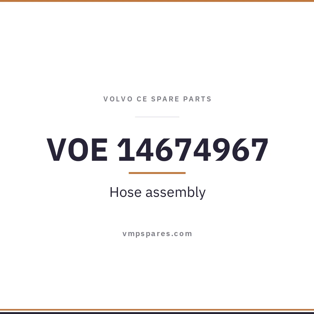 VOE 14674967 – Hose assembly