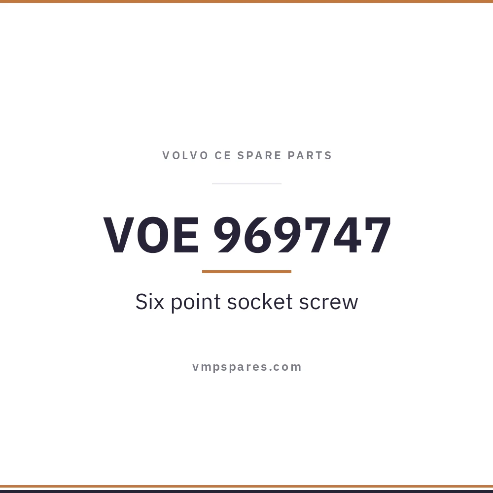VOE 969747 – Six point socket screw