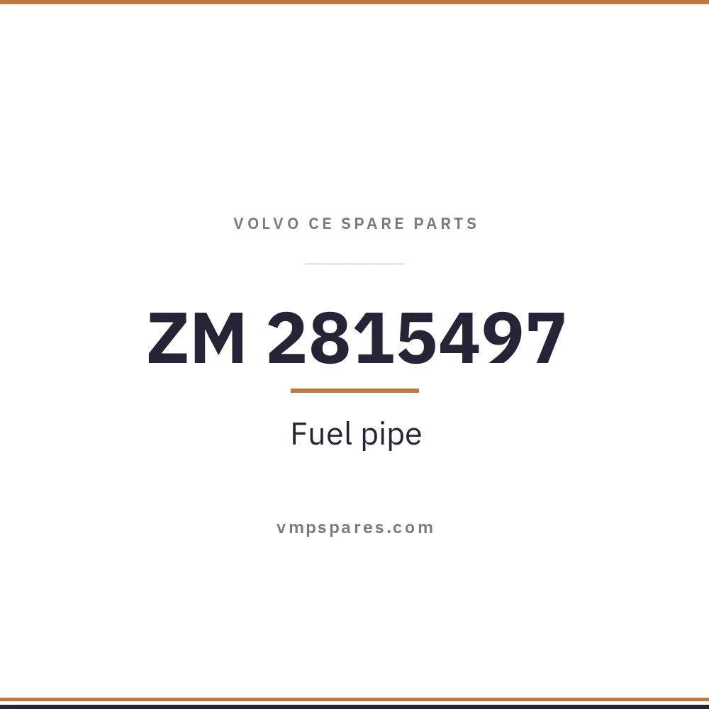ZM 2815497 – Fuel pipe