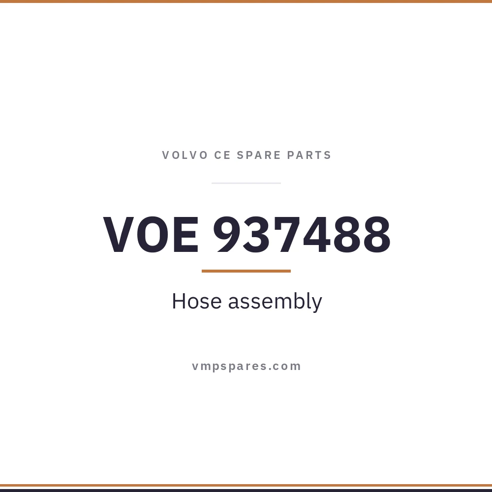 VOE 937488 – Hose assembly