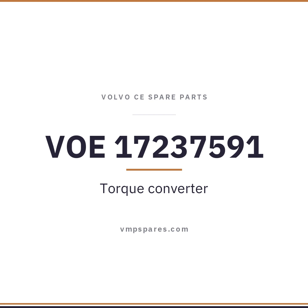 VOE 17237591 – Torque converter
