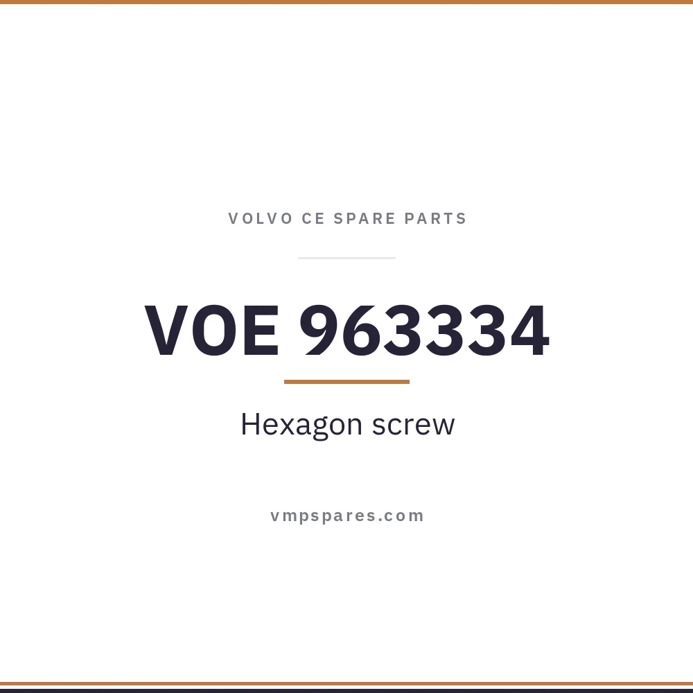 VOE 963334 – Hexagon screw