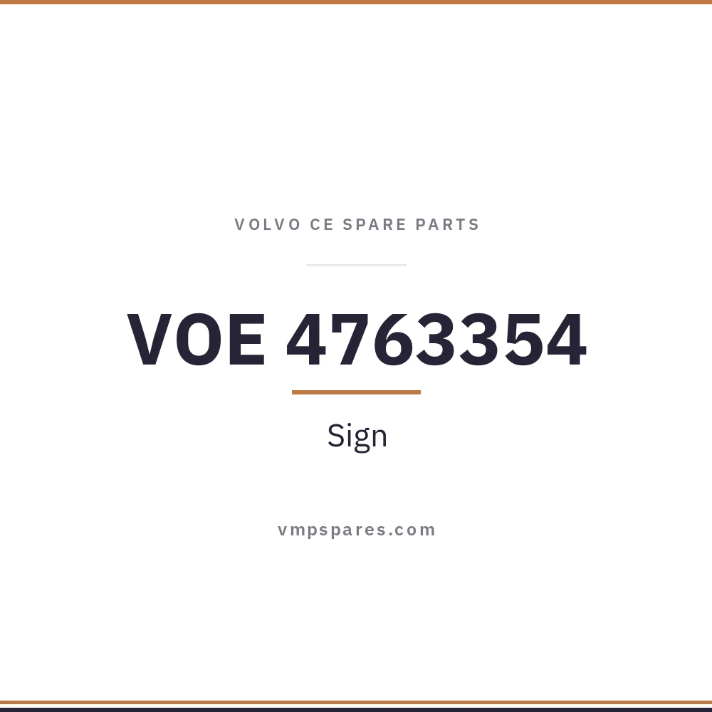 VOE 4763354 – Sign