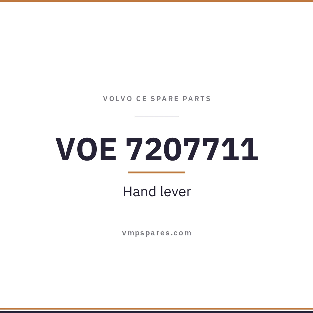 VOE 7207711 – Hand lever