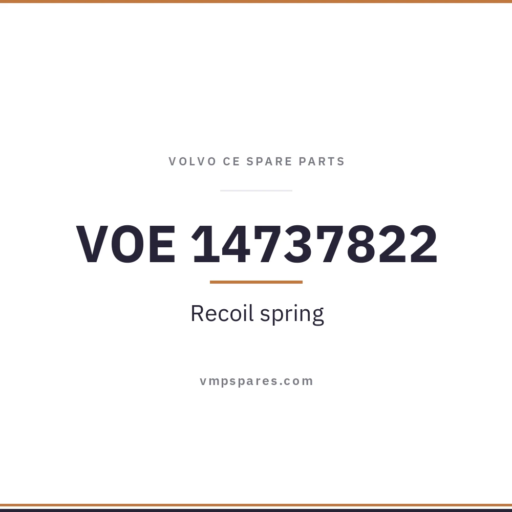 VOE 14737822 – Recoil spring