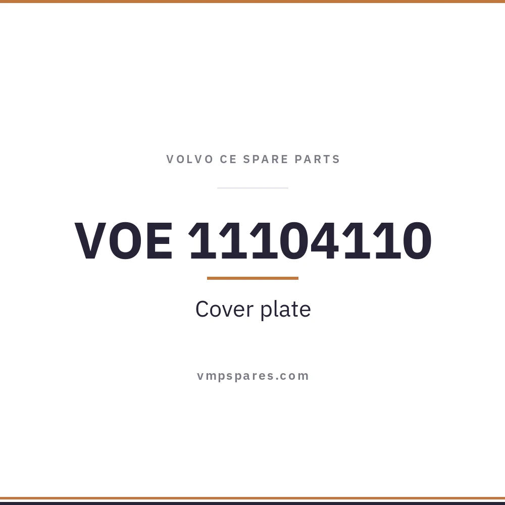 VOE 11104110 – Cover plate