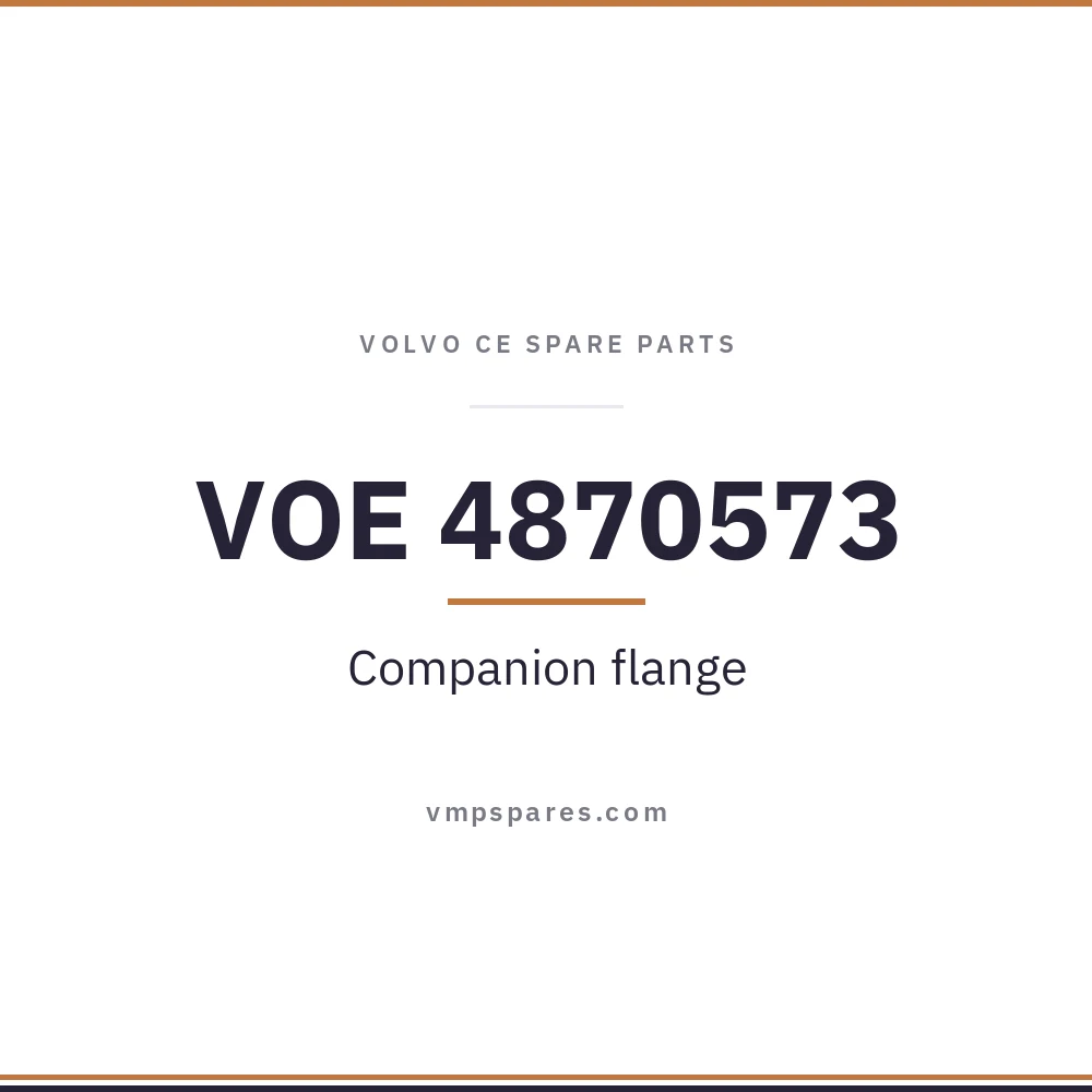 VOE 4870573 – Companion flange