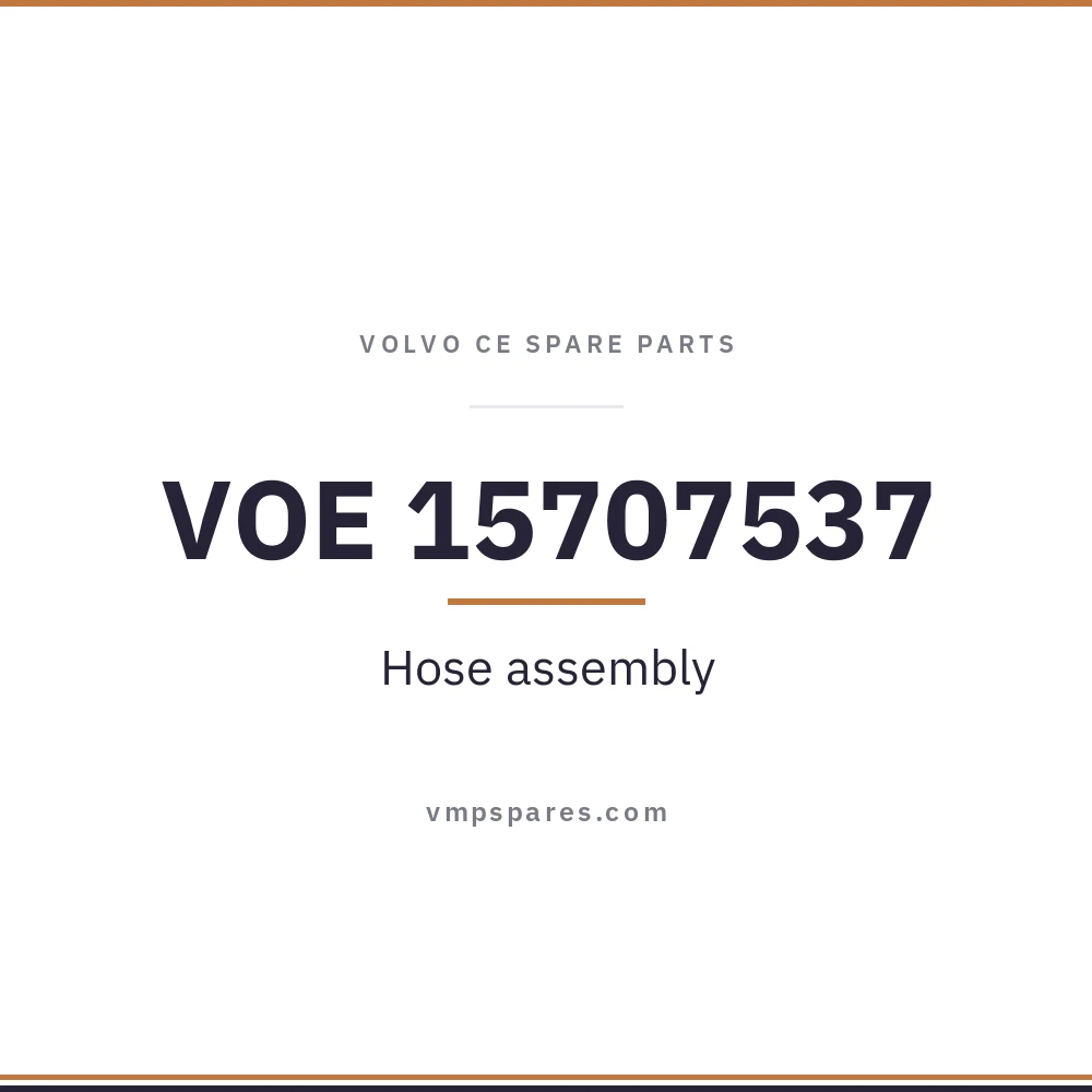 VOE 15707537 – Hose assembly
