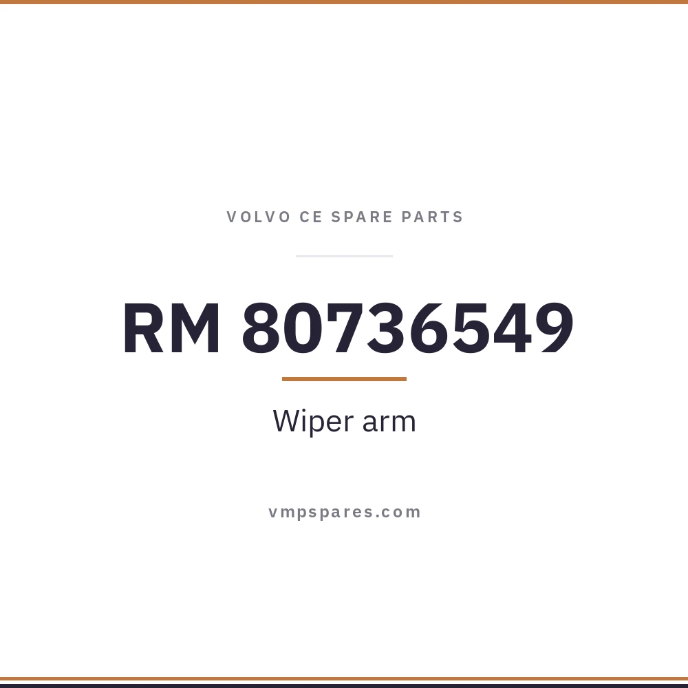 RM 80736549 – Wiper arm