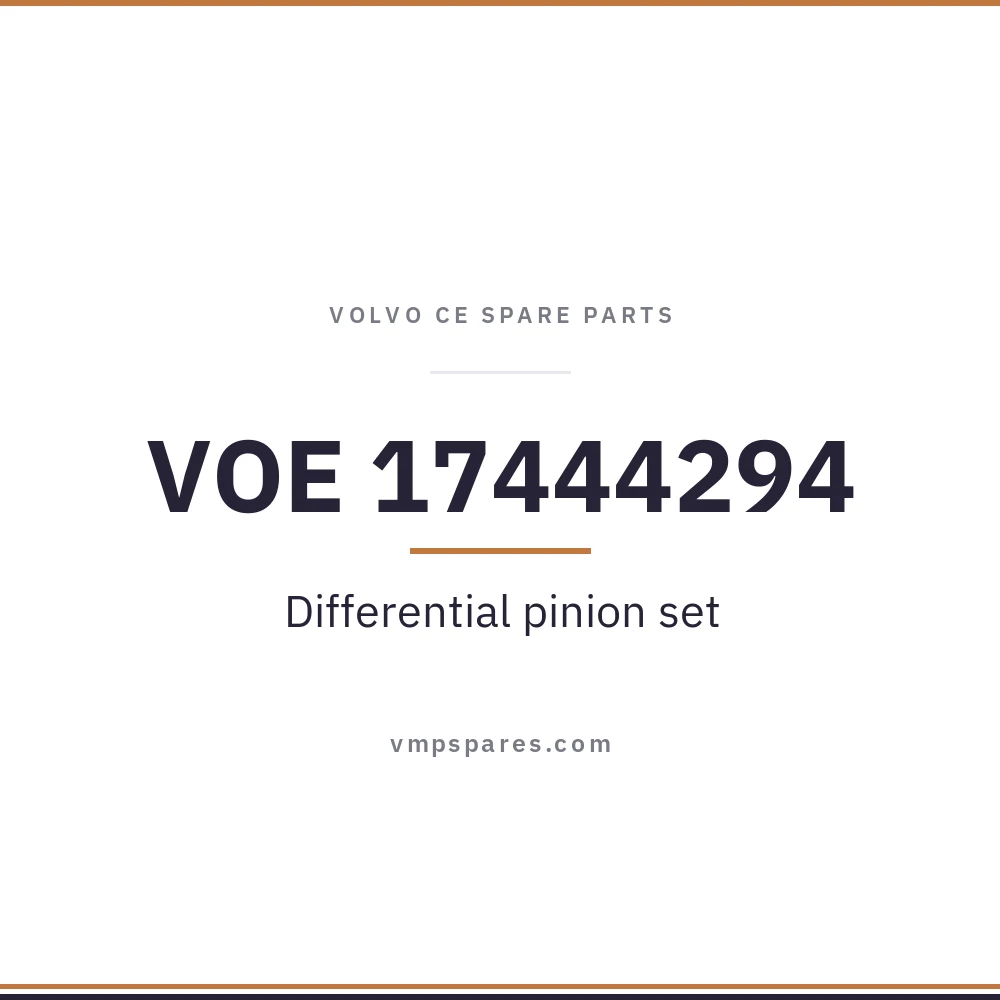 VOE 17444294 – Differential pinion set