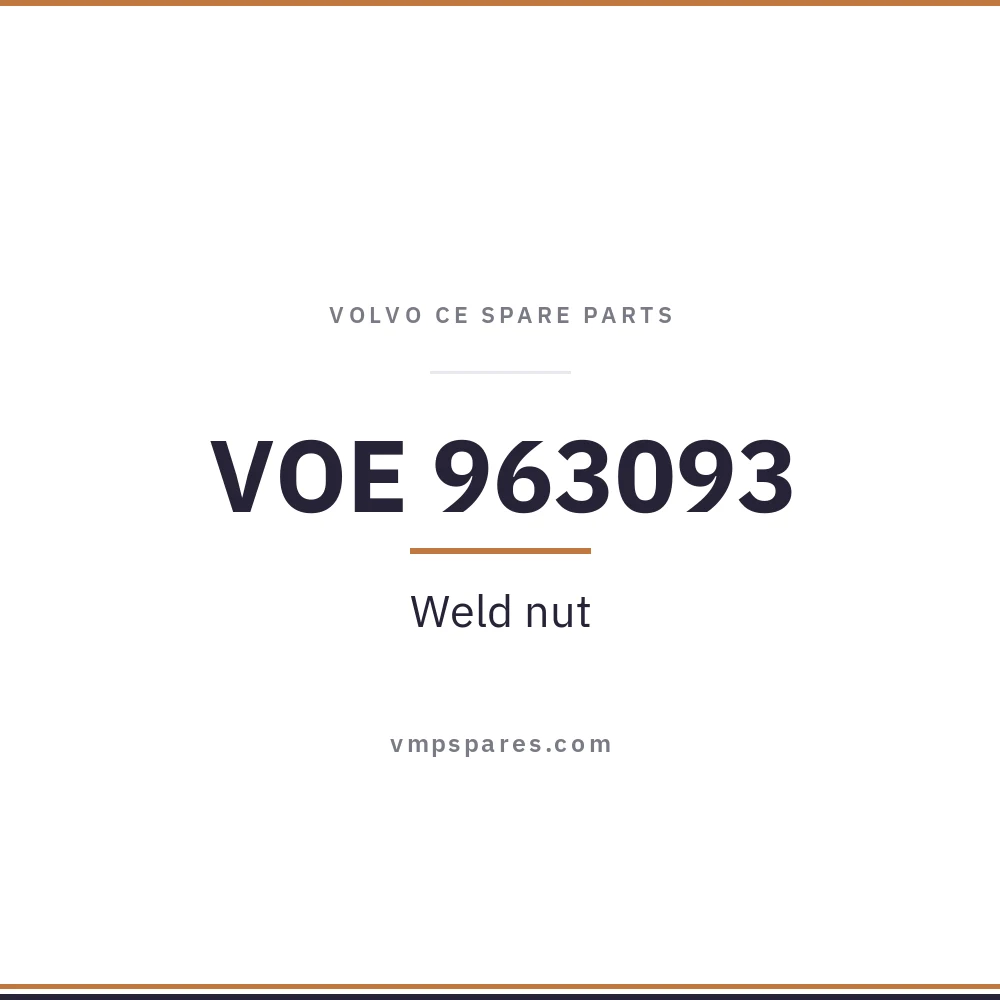 VOE 963093 – Weld nut