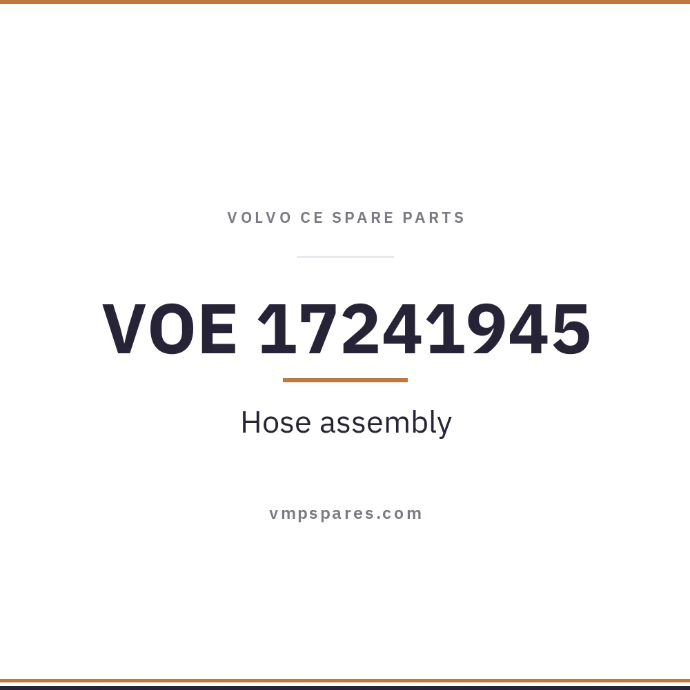VOE 17241945 – Hose assembly