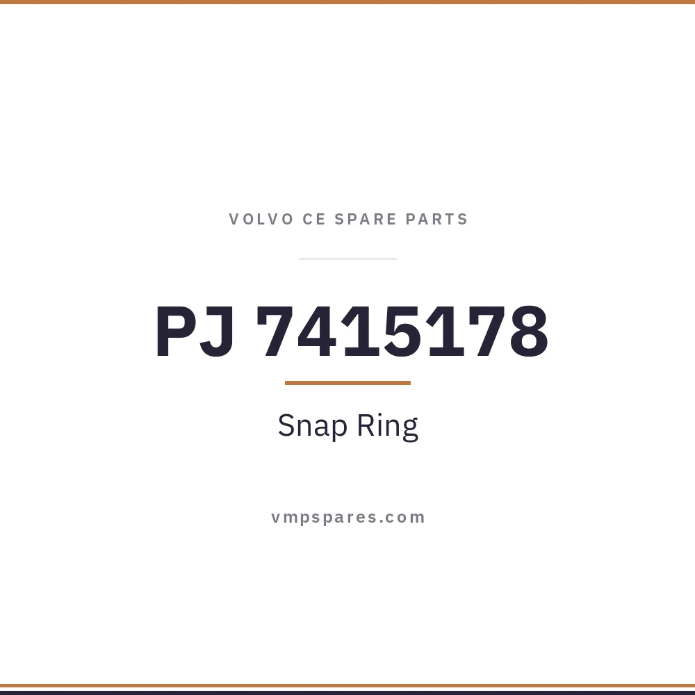 PJ 7415178 – Snap Ring